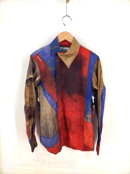ヴィヴィアンウエストウッドマン Vivienne Westwood MAN UNION JACK OSSIE SHIRT メンズ EUR：46