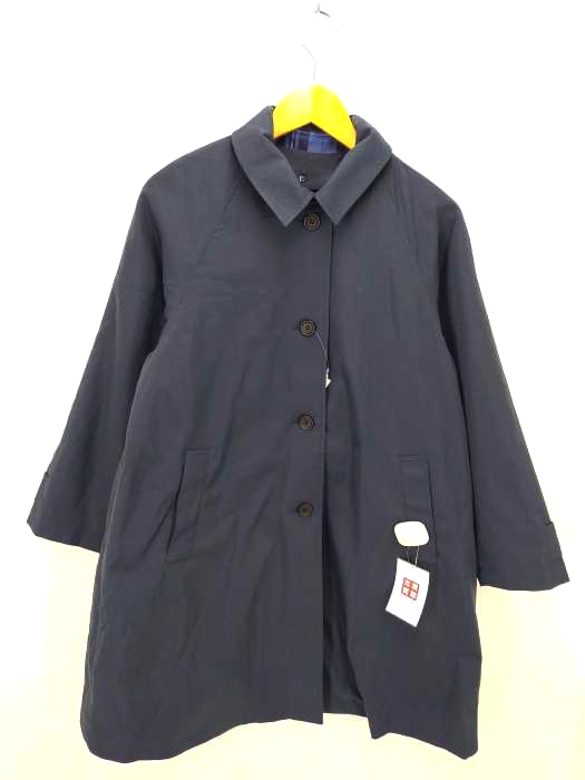 ユーズドフルギ USED古着 {{afternoontea}}タータンエコライナーコート レディース  M-L