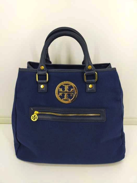 トリーバーチ TORY BURCH ロゴプレート キャンバストートバッグ メンズ 表記無