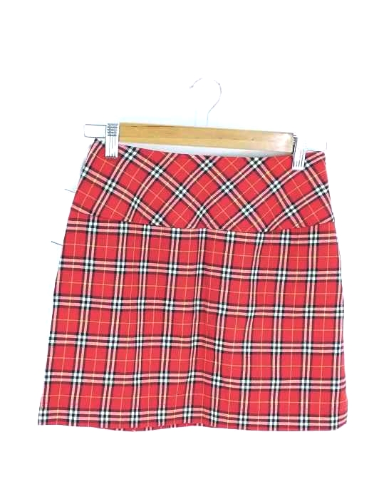 バーバリーズブルーレーベル BURBERRYS BLUE LABEL チェック柄ミニスカート レディース JPN：38