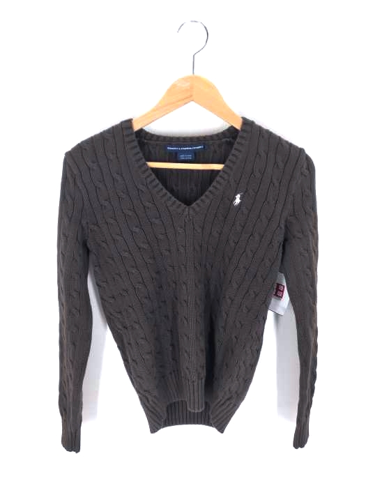 ラルフローレンスポーツ RALPH LAUREN SPORT コットン Vネックニット レディース JPN：M