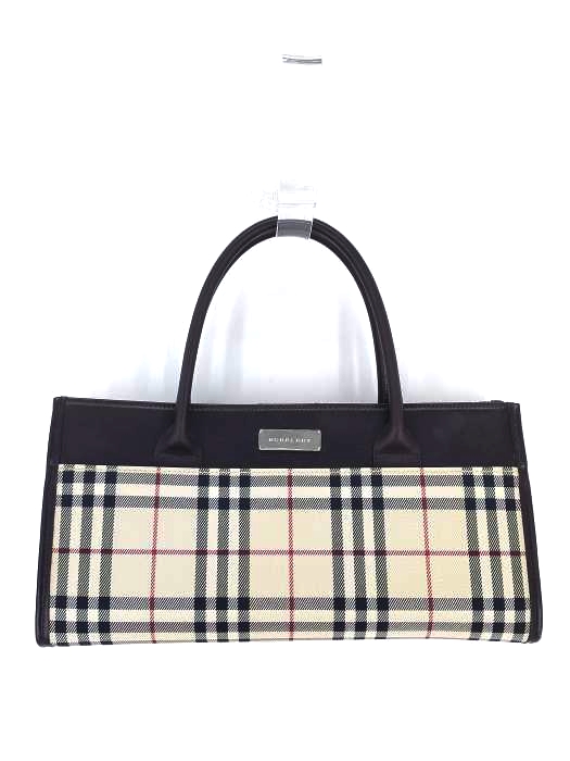 バーバリー BURBERRY ノバチェックハンドバック レディース 表記無
