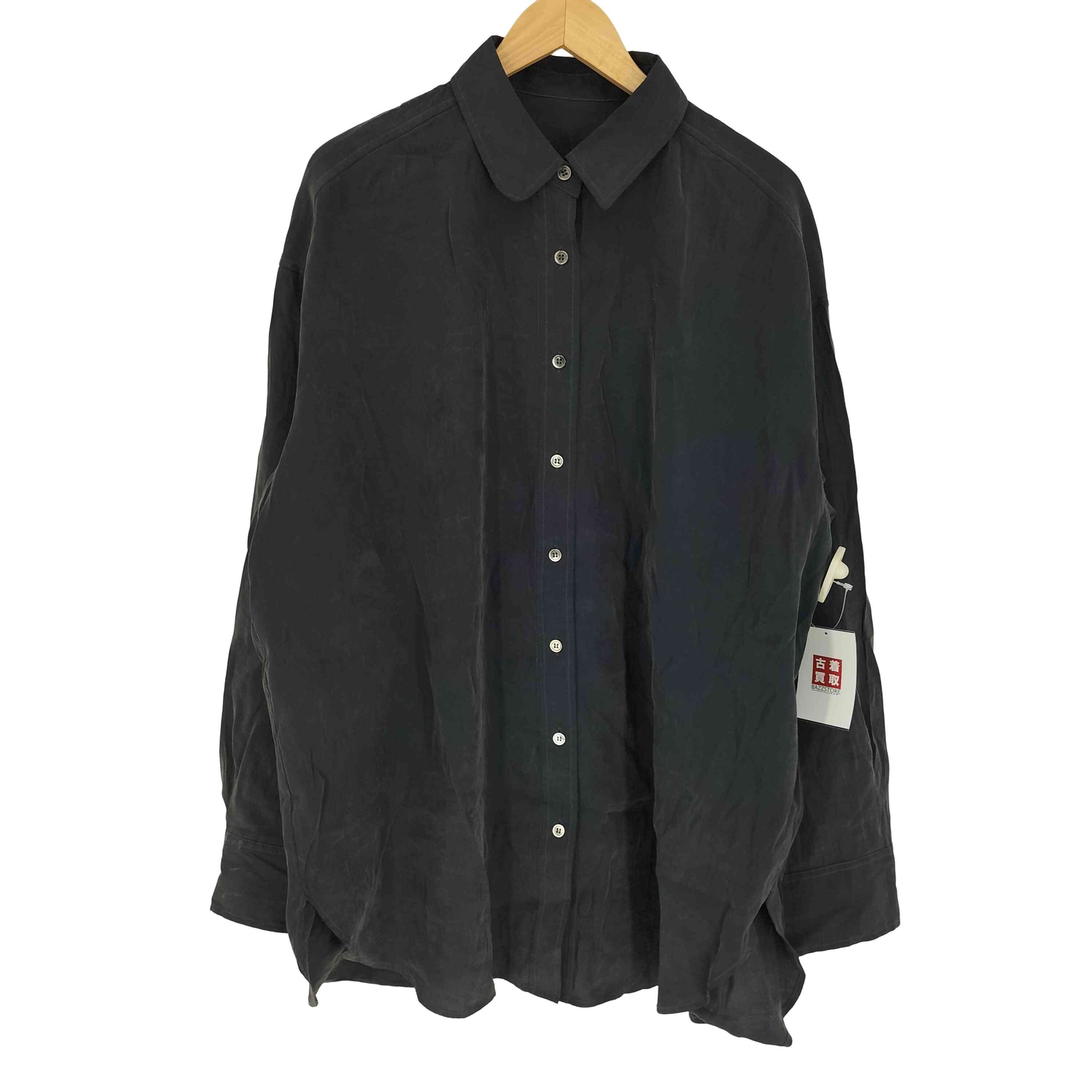 PAGEBOY(ページボーイ) シルキー レーヨン ルーズ SH オーバーサイズ シャツ レディース FREE 【中古】【ブランド古着バズストア】