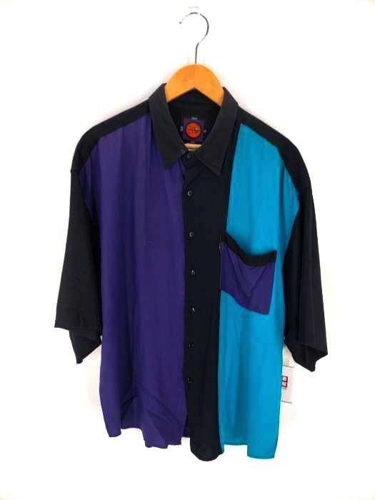 USED古着(ユーズドフルギ) Z-BOP クレイジーパターン レーヨンシャツ メンズ JPN:XL