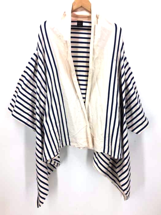 KAPITAL(キャピタル) NAVY ボーダーカーディガン レディース JPN:S