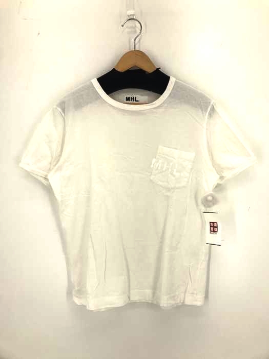 MHL.(エムエイチエル) ロゴプリントポケットTEE レディース JPN:L