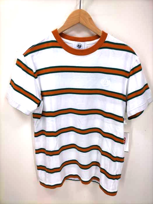 EDIFICE(エディフィス) ROLAND GARROS 別注 MULTI STRIPE Tシャツ メンズ JPN：S