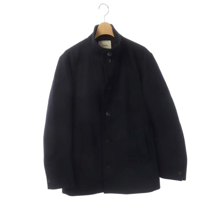 JOURNAL STANDARD relume(ジャーナルスタンダードレリューム) ジャーナルスタンダード レリューム JOURNAL STANDARD relume lana ショートコート ジャケット スタンドカラー ウール混 M 紺 ネイビー /DF メンズ メンズ  M