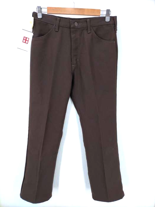 Wrangler(ラングラー) 80S USA製 42TALON ランチャードドレスパンツ ポリエステルパンツ ブーツカット メンズ  32/32