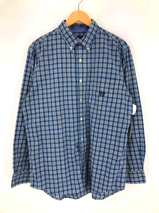 CHAPS RALPH LAUREN(チャップスラルフローレン) ワンポイントロゴ チェック柄ボタンダウンシャツ メンズ import：M