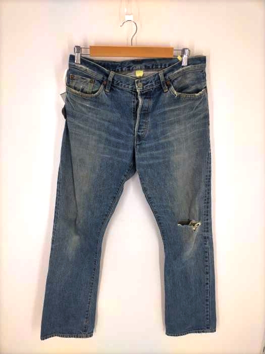 RRL RALPH LAUREN(ダブルアールエル ラルフローレン) 32inch 日本製 ボタンフライ セルビッチデニムパンツ メンズ  32