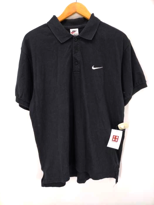 NIKE(ナイキ) 90s 銀タグ スウッシュ 刺しゅう ポロシャツ メンズ import：M