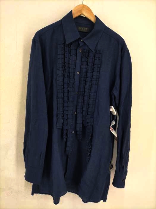 syte by Yohji Yamamoto(サイトバイヨウジヤマモト) 21SS フリルデザインリネンシャツ メンズ JPN：3