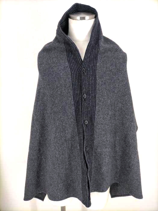 Engineered Garments(エンジニアードガーメンツ) USA製 ヘリンボーン ボタンショール メンズ 表記無