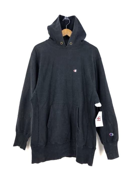 Champion(チャンピオン) 90s REVERSE WEAVE USA製 刺繍タグ 目刺繍 プルオーバーパーカー メンズ import：XL