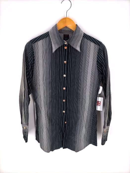 Jean Paul GAULTIER(ジャンポールゴルチエ) ストライプドレスシャツ レディース JPN：40