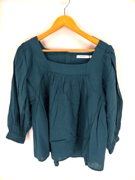 マウジー moussy SQUARE NECK BLOUSE レディース  FREE