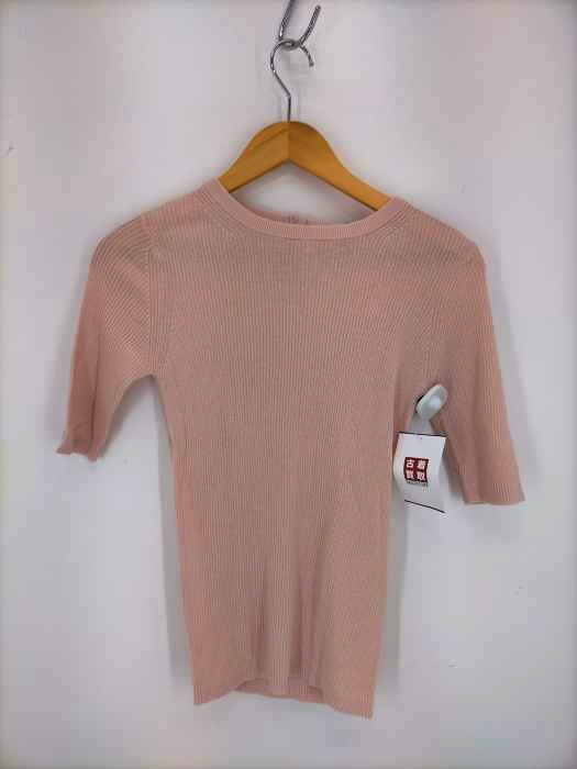 マウジー moussy SHELL BUTTON RIB KNIT TEE レディース  FREE