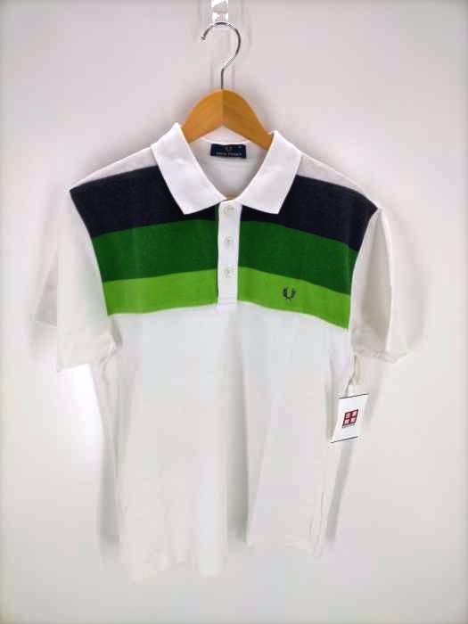 FRED PERRY(フレッドペリー) パイル切替鹿の子シャツ メンズ import：M