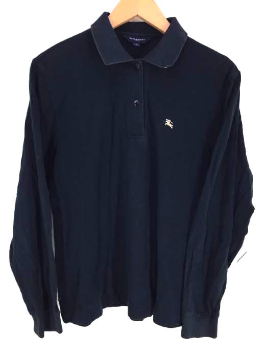BURBERRY GOLF(バーバリーゴルフ) ノバチェック切替 長袖ポロシャツ レディース  L