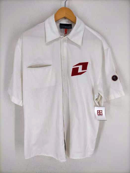 USED古着(ユーズドフルギ) {{ONE INDUSTRIES}} モトクロス パッチワークストライプシャツ メンズ JPN：XL