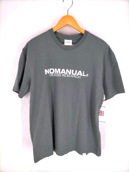 ユーズドフルギ USED古着 NOMANUAL プリントクルーネックTシャツ メンズ  M