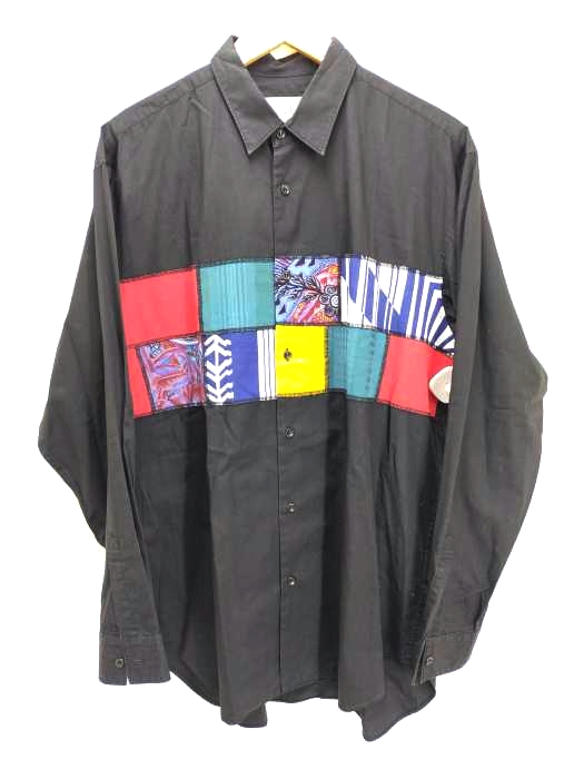 USED古着(ユーズドフルギ) {{PASHU}}パッチワークシャツ メンズ JPN：M