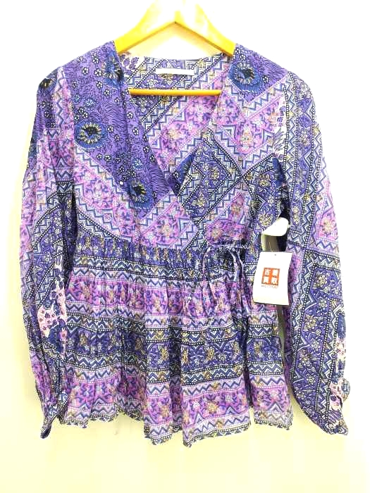 【美品・完売品】ヌキテパ　インド製　別注　カシュクール　ブラウス　エスニック柄 ne Quittez pas - 【別注】ヌキテパ×アダムエロペ カシュクール