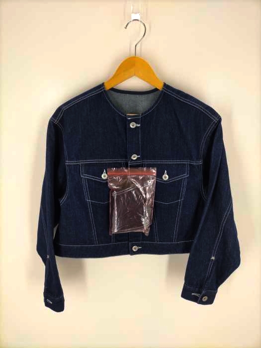 furfur(ファーファー) 20SS 2WAYノーカラーデニムジャケット レディース ONE SIZE