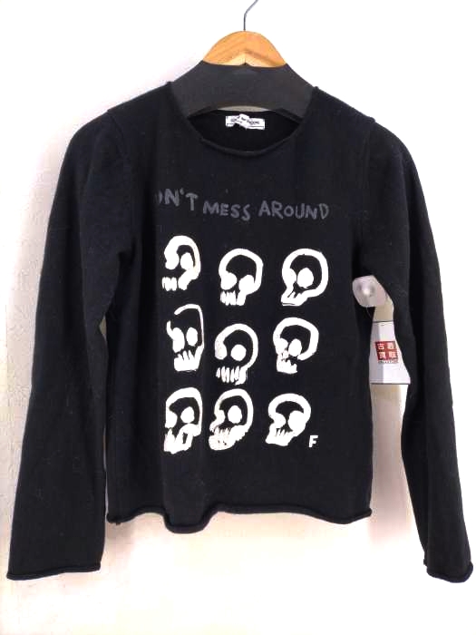 コムデギャルソン COMME des GARCONS AD2009 09AW プリントニット レディース JPN：S