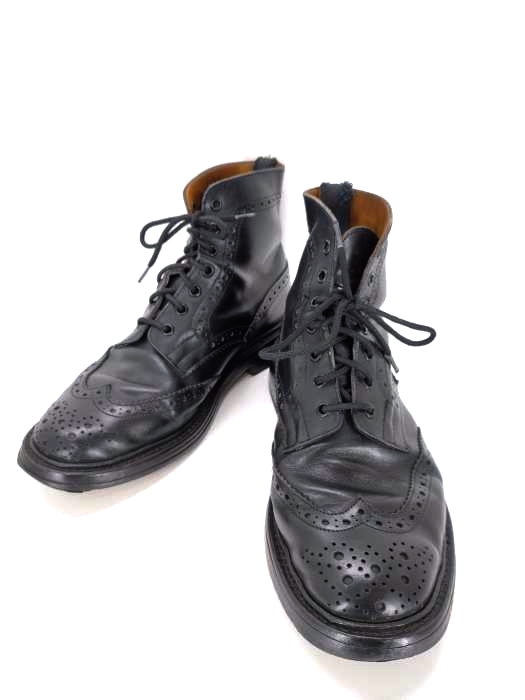 トリッカーズ Trickers ウィングチップ カントリーブーツ メンズ 表記無