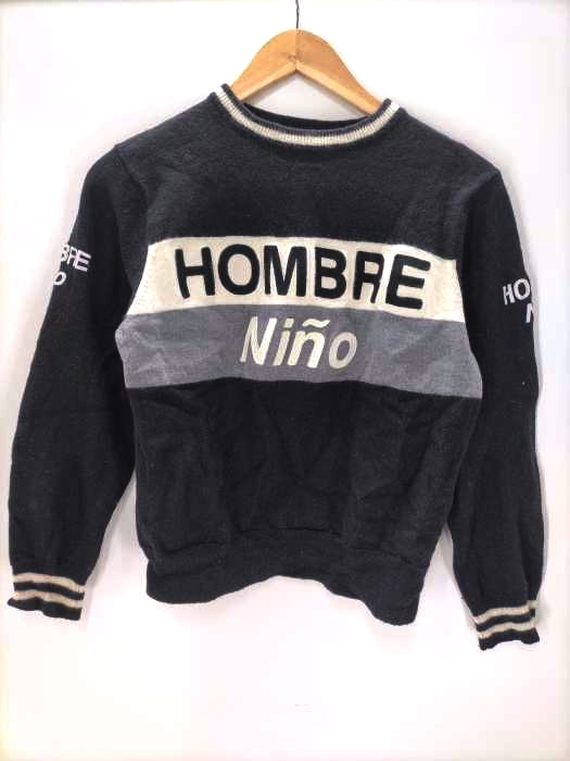 HOMBRENINO オンブレニーニョsweater knit Black