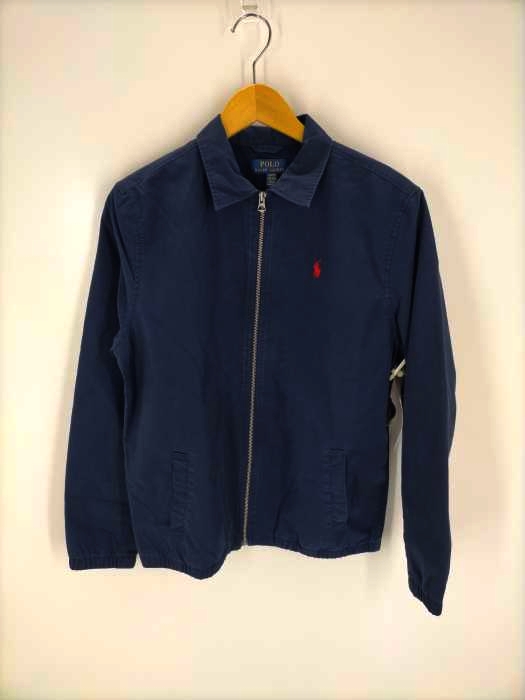 ポロラルフローレン POLO RALPH LAUREN ポニー刺繍 コットンジップアップブルゾン メンズ  XL(18-20)