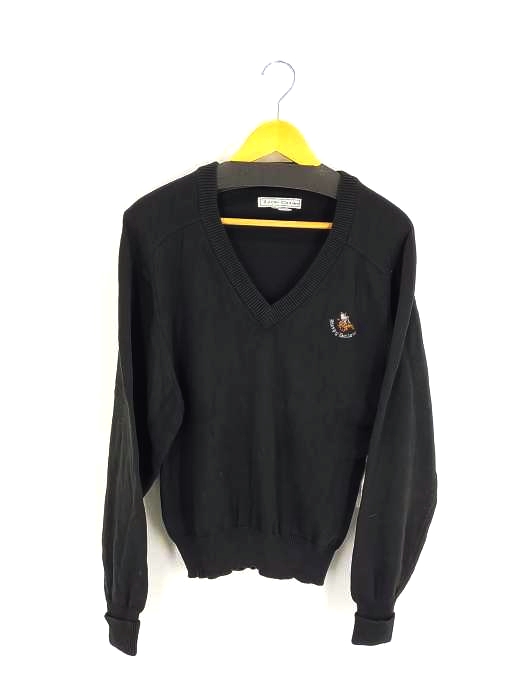 ユーズドフルギ USED古着 IZOD CLUB USA製 コットン Vネックニット レディース  S