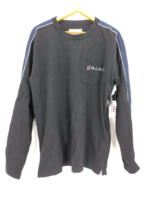 サカイ Sacai 19SS Dr.wooバック刺繍長袖カットソー メンズ JPN：4