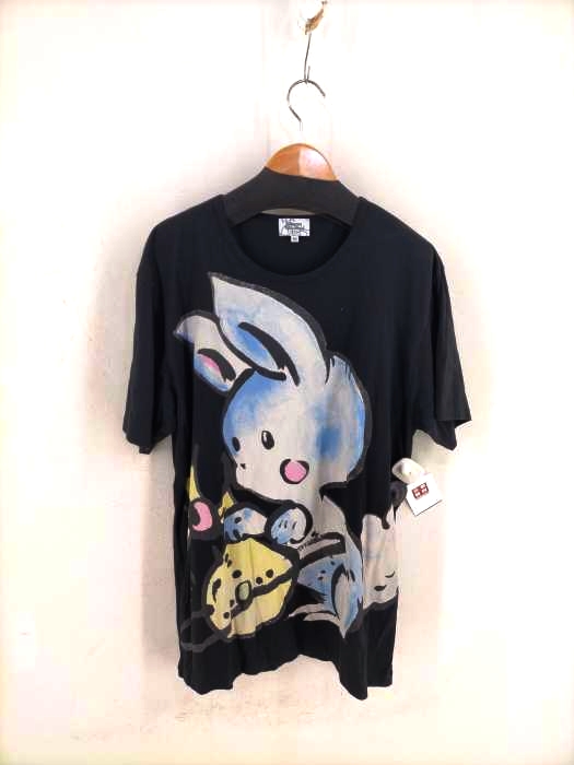 ヴィヴィアンウエストウッドマン Vivienne Westwood MAN バニーハニープリントTEE メンズ JPN：46