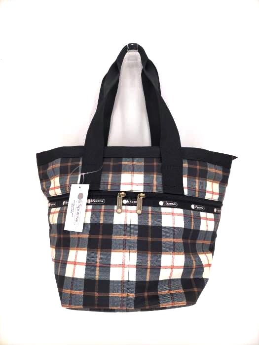 レスポートサック LeSportsac MED MANON TOTE チェック柄トートバッグ 