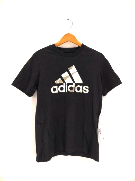 アディダス adidas エッセンシャルズ シングルジャージー カモプリント 半袖Tシャツ メンズ JPN：S