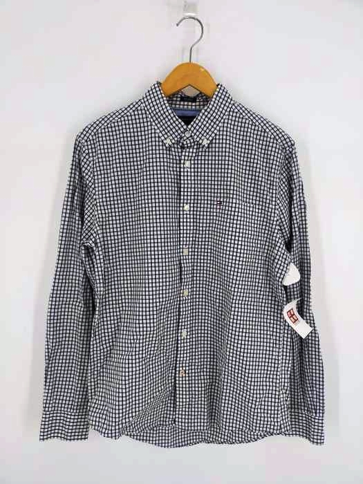 トミーヒルフィガー TOMMY HILFIGER 80’S 2PLY BDチェックシャツ メンズ import：M