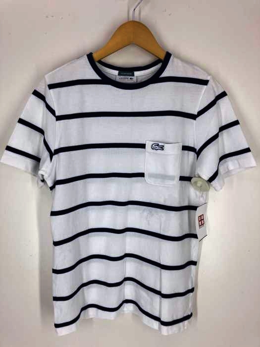 LACOSTE(ラコステ) 鹿の子 ボーダー 半袖 Tシャツ メンズ 4