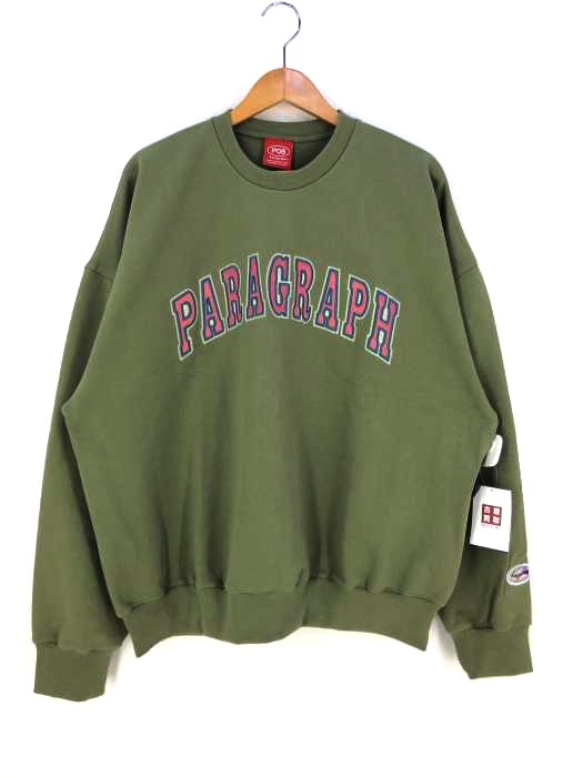 PARAGRAPH(パラグラフ) EMBROIDERY LOGO SWEATSHIRT メンズ トップス スウェット・トレーナー