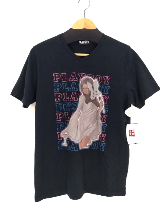 HYSTERIC GLAMOUR(ヒステリックグラマー) S/S プリントTee Vネック メンズ  L