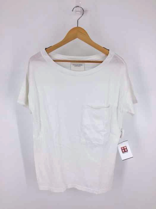 UNITED ARROWS style for living(ユナイテッドアローズスタイルフォーリビング) USA製 ポケット付き クルーネックTシャツ レディース 表記無