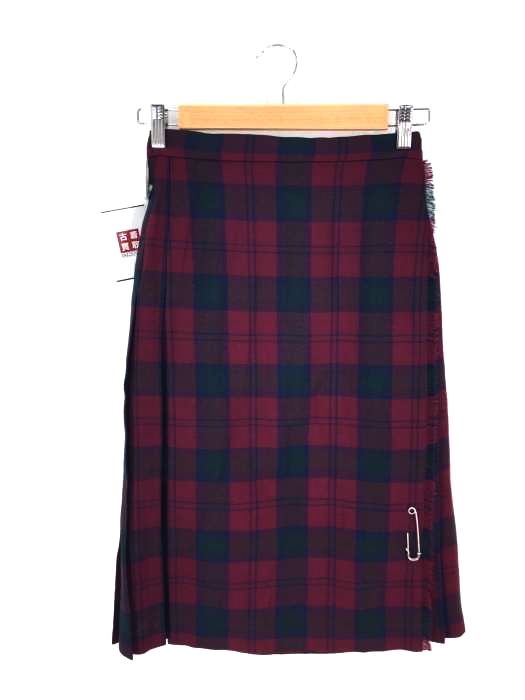 USED古着(ユーズドフルギ) The Edinburgh Woollen Mill 英国製 タータンチェック柄 ラップスカート レディース  12