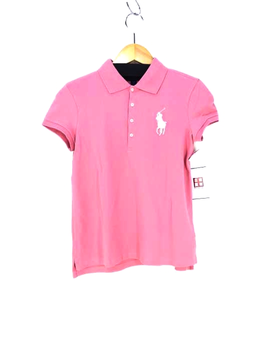 POLO RALPH LAUREN(ポロラルフローレン) ロゴ刺繍半袖ポロシャツ レディース  XL(16)