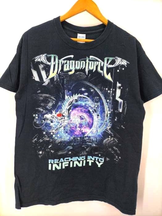 USED古着(ユーズドフルギ) DRAGON FORCE WORLD TOUR JAPAN 2017 Tシャツ メンズ JPN：M