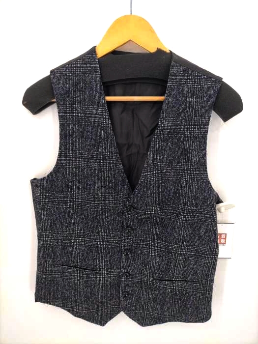 ユナイテッドアローズグリーンレーベルリラクシング UNITED ARROWS green label relaxing サルトリアリング グレンチェック ベスト メンズ JPN：46