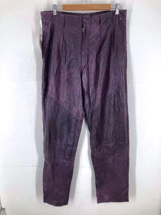pelle pelle marc buchanan(ペレペレ マークブキャナン) 2タックワイドレザーパンツ メンズ 36