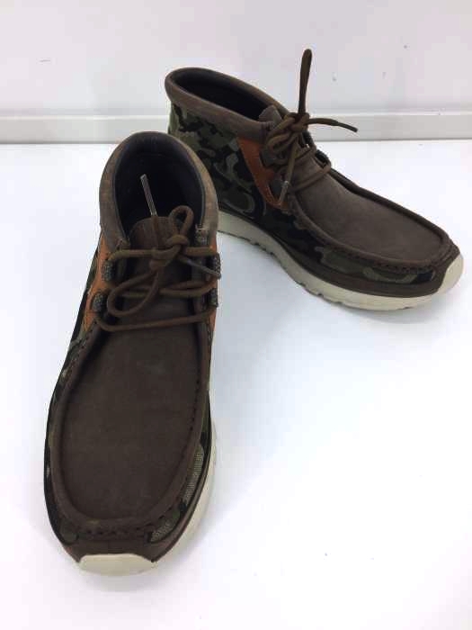 Clarks(クラークス) ortholite 迷彩切替 ワラビーブーツ メンズ  7G