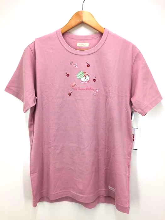 Karl Helmut(カールヘルム) Ice cream parlor キャット&チェリーブロッサムTシャツ レディース JPN：L